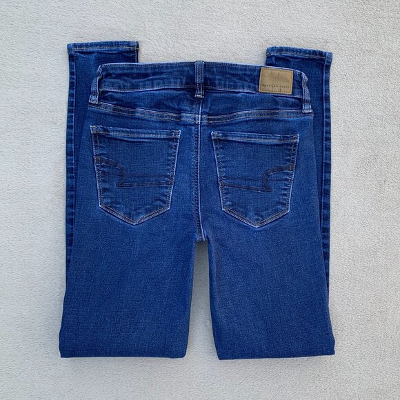 American Eagle Outfitters Super Stretch Hi-Rise Jegging Jeans Sz4 - Picture 7 of 16